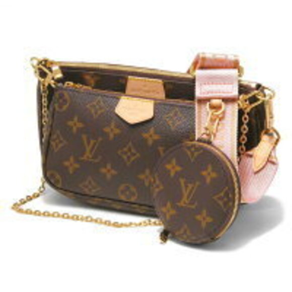 Louis Vuitton Handbags - Louis Vuitton Multi Pochette Accessoires Bag 2way Brown Rose Clair Pink